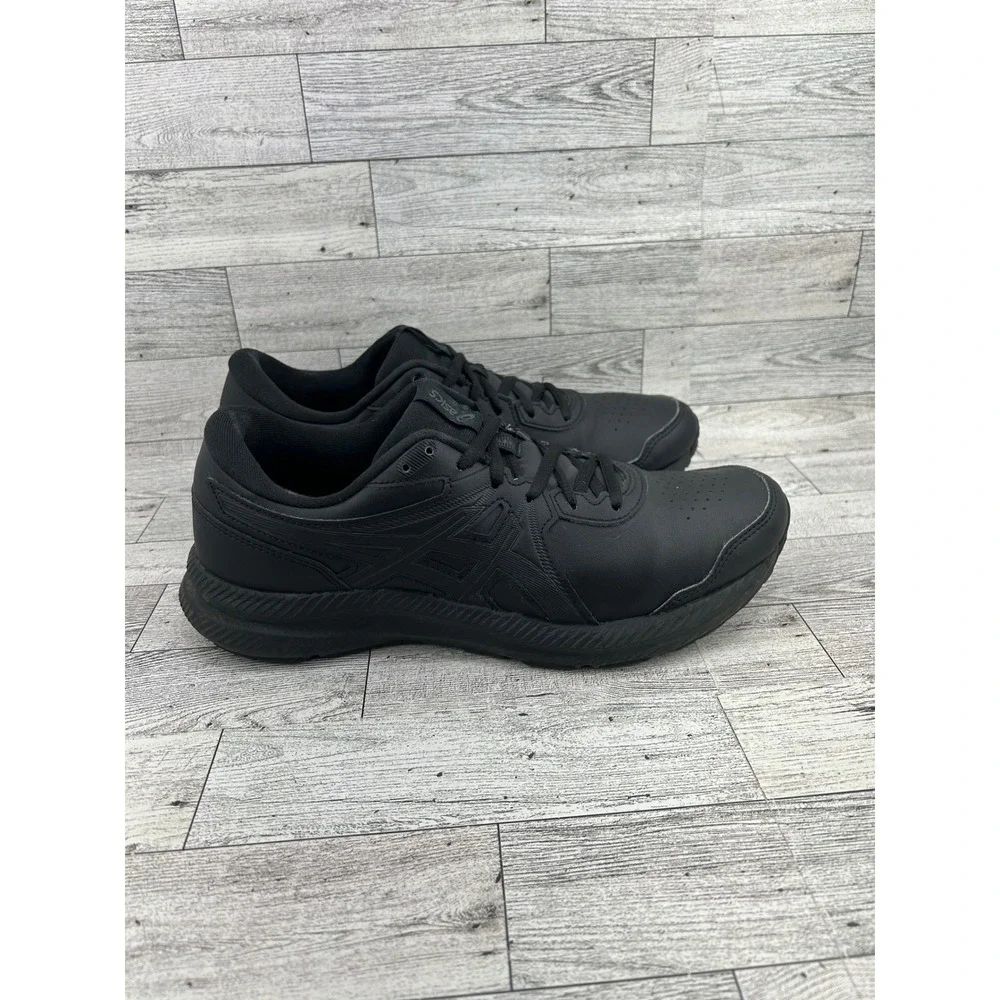 Asics Gel-Contend 7 Women Walking Shoes Black Leather 1132A057 Size‎ 9.5